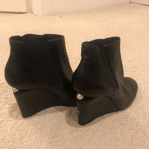 Chanel bootie wedges